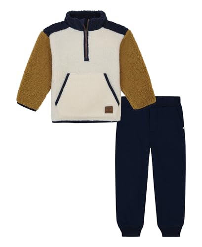 Ensemble Lucky Brand avec haut zippé et pantalon en berber pour garçon