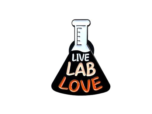 Patch Nation Live Lab Love Science Tube à essai en métal Broche Cosplay