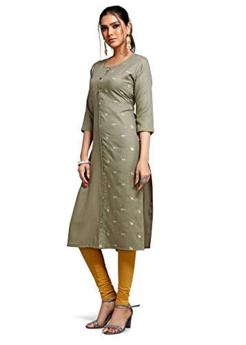 Image of Shiv Textiles Women's Cotton Regular Fashion Kurti