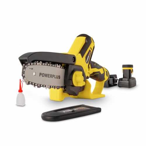 Powerplus Accu-mini-kettingzaag POWXG1045 - Snoeizaag op batterij van 12 V, met accu en lader,...