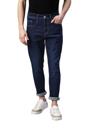 Image of Hubberholme Men's Stretchable Slim Fit Jeans - Casual Cotton Jeans for Men