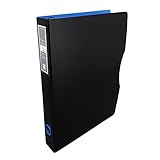 Legal Size 8.5 x 14 Binder by Keepfiling, D-Ring 1.5" Archival Safe Legal Binder - Black/Sapphire Bl