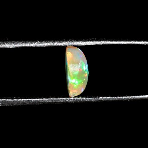 Opale éthiopienne trillion cabochon opale blanche naturelle 8mm