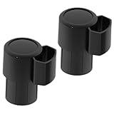 Abaodam 2 Stück Saxophon Endkappen für Altsaxophon Gebogener Hals Schlüssel Schutz Einfache Installation Stoßfestes Zubehör Vermeidung von Klappenschäden Musikinstrument Ersatzteile