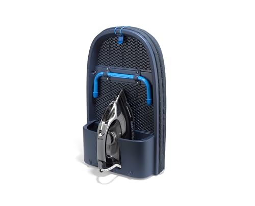 Joseph Joseph Pocket Max Plus Planche à Repasser de Table Pliable, Surface 110cm, avec Rangement pour Fer