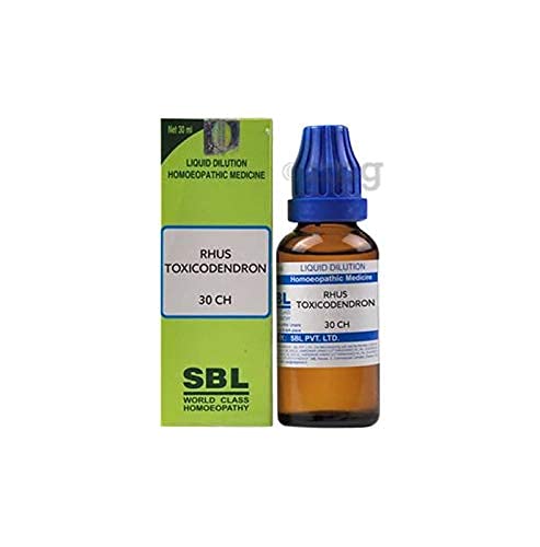 UVUBXT Rhus Toxicodendron 30 CH Homeopathic Remedy Liquid