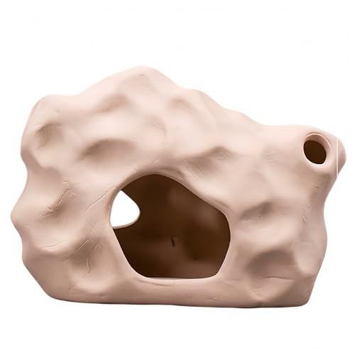 2個セット 水槽 オブジェ 水槽 装飾 癒し水景 素焼きの隠れ家 きのこハウス 家 小屋 隠れ家 ベタ魚の隠れ家 アクアリウム オーナメント 洞窟ミニ シェルター 熱帯魚 水槽 アクセサリー 置物 小型 オブジェ セラミックロックケーブ 魚 エビ カニ 隠