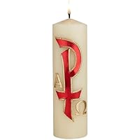 Chi Rho Alpha y Omega Pilar Vela para bautizos, Semana Santa y