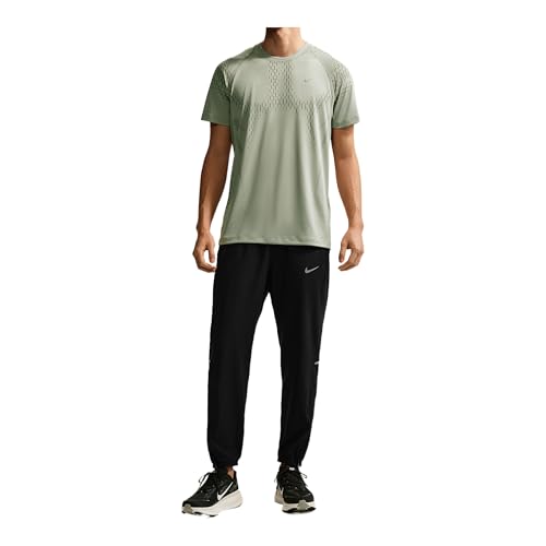 Nike Mylar Men's Dry Fit Woven Running Pants (Black/Black) Size Large