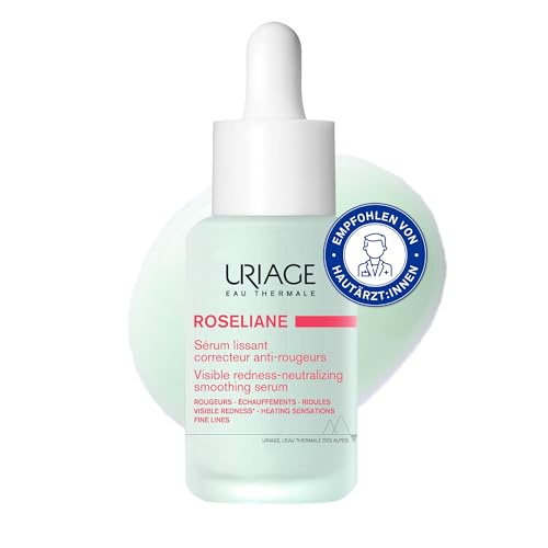 Uriage Roseliane Glättungsserum 30ml Intensivkorrektur gegen Rötungen Hitzegefühl Feine Linien Gesicht Hesperidin Enoxolon Niacinamid Squalan Uriage Thermalwasser