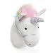 GUND Unicorn Plush Head Stuffed Animal Hanging Wall Décor, White, 15"