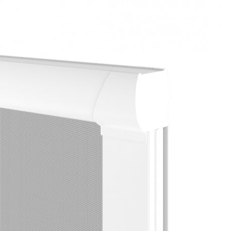 Moustiquaire Enroulable ALU Toile Anti-Pollen Fenêtre - H 160 cm x L 150 cm - Blanc