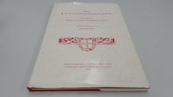 Hardcover A to Z of Elizabethan London Book