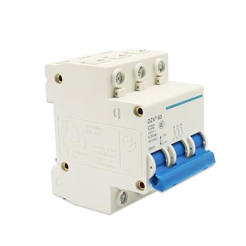 Disjoncteur DZ47-63 12V contre le court-circuit et la fuite de courant pour batterie 3P