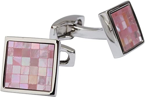 Simon Carter TC J[^[ JtX{^SMALL SQUARE CHEQUER Pink MOPsN L cs501-6