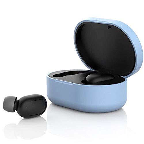 2023 Redmi Airdot�w�b�h�Z�b�g���C�����X�C���z���ی�P�[�X�ɑΉ��V���R���ی�J�o�[�C���z���P�[�X�J�o�[ (Color : Light blue)