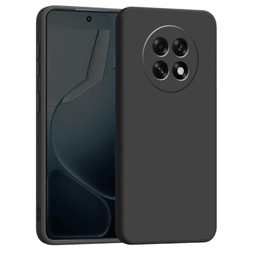 Image of Designerz hub Oppo F31 Pro Plus 5G Back Cover | Soft Silicone Slim Back Case Cover for Oppo F31 Pro Plus 5G- Black