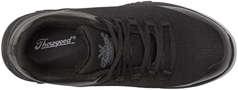 Thorogood T800 Series Composite Toe Work Shoes for Men and Women - Durable Non-Metallic Black Knit Upper with EVA Midsole and Slip-Resistant Rubber Outsole; EH Rated, Black - 10 M US | Image 1