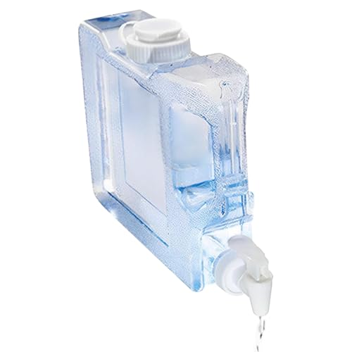 Dispensador De Agua para Acampar: Recipiente De Aguaa con Spigot & Carry Many | Jarra De Almacenamiento De Agua Al Aire Libre De Servicio Pesado, Contenedor De Bebida Portátil A Prueba De Fugas