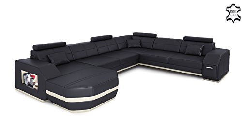 Bullhoff by Giovanni Capellini SOFAGARNITUR Leder weiß weinrot Couchgarnitur Frankfurt – Bild 8