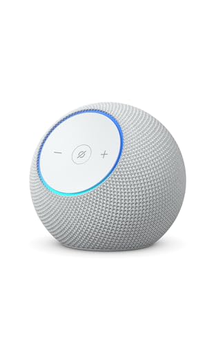 Echo Dot Max Bundle: Includes Amazon Echo Dot Max (newest model) | Glacier White and Stand with USB-C charging ports | Glacier White - image 2