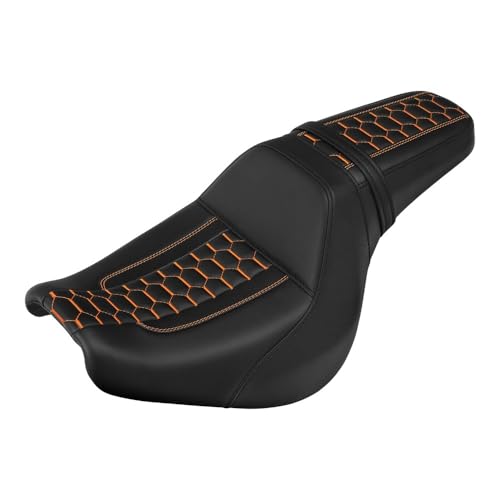 Asiento de pasajero y conductor Fat Bob para rutas largas en moto