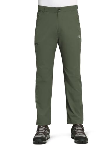 Image of Reccy Men's Trekking Hiking Camping Regular Fit Nomadic Lite Pants - Ultralight, Water Resistant, Highly Breathable, UPF 40 Sun Protection