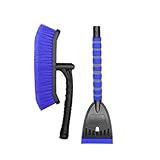 Extendable Poles Snow Broom and Ice Scraper for Car Windshield Winter Tool Duty Winter Car Windshield with Snow Broom and Ice Scrape