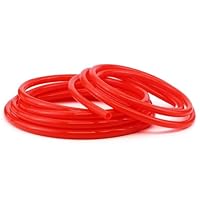 Tuyau Silicone Rouge Vide Ø 7mm Intérieur - 1 Mètre - Uxcell (neuf)