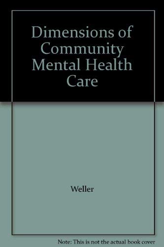 Buy Dimensions of Community Mental Health Care Book Online at Low ...