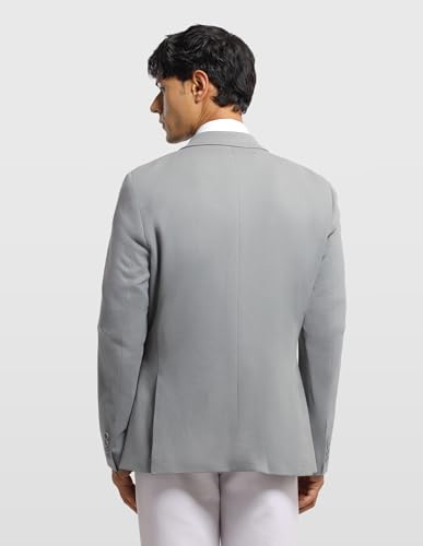 Image of Arrow Men's Textured Zero Calorie Slim Fit Blazer