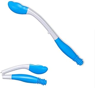 Foldable Long Reach Comfort Wiper - Bottom Buddy Wiping Aid - Butt Wiper Self Wipe Assist Toilet Aids Wand - Ideal Daily Living Bathroom Aid for Limited Mobility