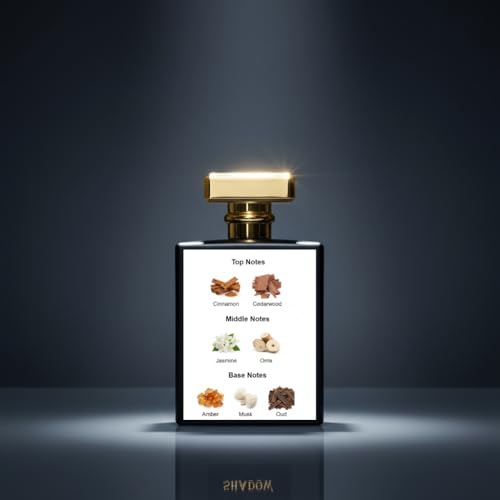Image of LIZAAR Shadow Eau De Premium Perfume for Men & Women (100 ML)| Long-Lasting Luxury Cinnamon & Cedarwood Fragrance | Daily Use Body Perfume | Ideal Gift for Any Special Occasions