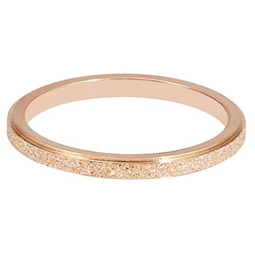 Kshcf Shiny Ring Sand Blast Finish Wedding Ring Promise Couple Engagement Tail Ring,18.1mm