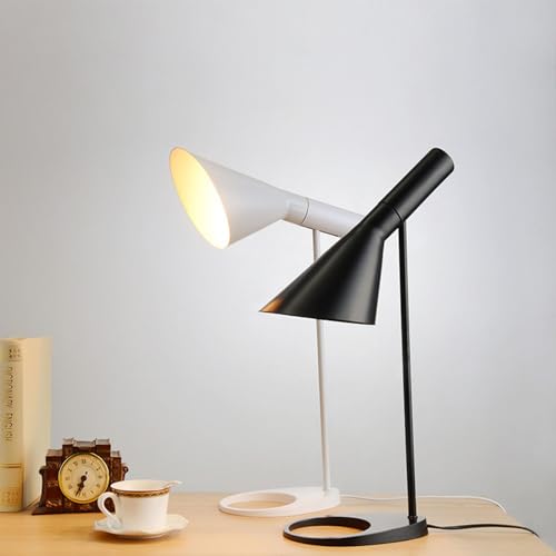Lámpara de pie industrial con cabezal ajustable E27 en metal negro 6