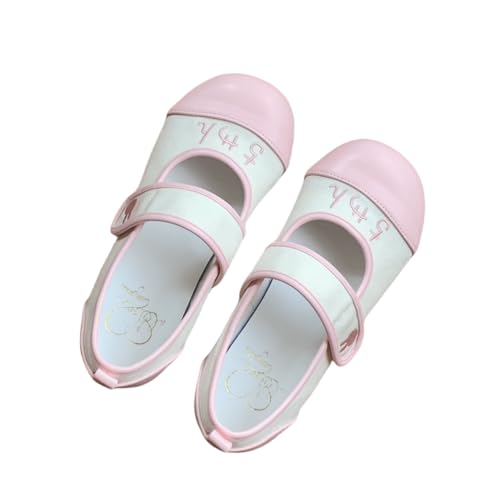 Japanese Casual Lolita Shoes, Cute Mary Jane Flats Rabbit Inspired Shoes