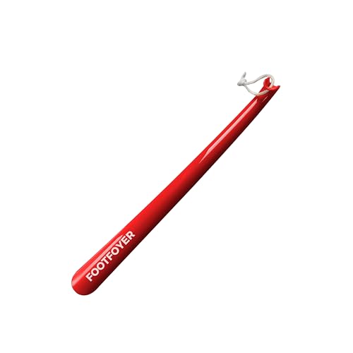 Find the Best Shoe Horn for Boots: Long Handle & Easy Use 12 Footfoyer Long shoehorn that is comfortable to wear and has a handle is ideal for both men and women (Red(pack of 1))