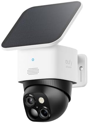 eufy Security SoloCam S340, 3K Dual-Lens Solar Security Camera