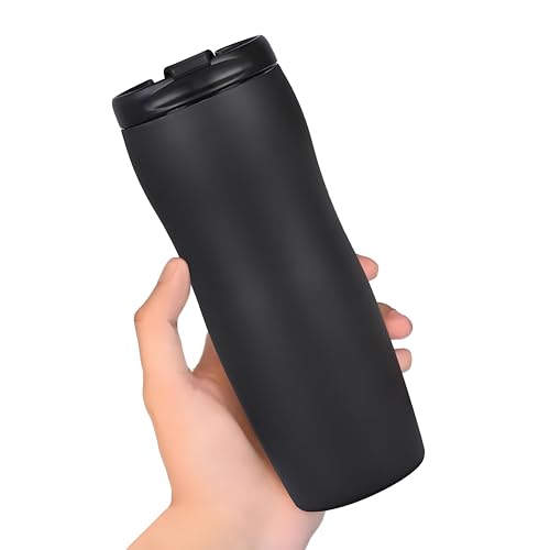 MYEEDA �^���u���[ �W�t�� ���ڂ�Ȃ� �X�e�����X �R�[�q�[ �^���u���[ 500ml ��e�� �R�[�q�[�p���� �􂢂₷�� �^��f�M�v���[���g �� �X�e�����X�r�[�� ������Đ􂦂鐅�� �R���r�j ���� coffee mug ������� �傫�� �R���