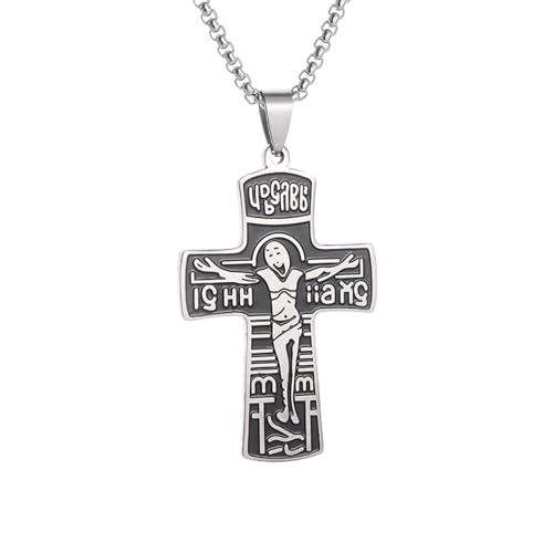 Collier croix catholique Jésus à porter au quotidien pour adolescent