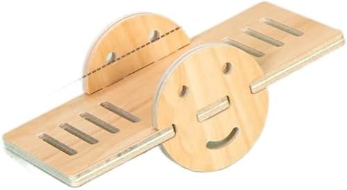 Citybabyハムスターハウス木製ケージ安心研磨仕上げ運動不足解消ステージ隠れ家屋根付きハムスターの家遊び場ペット遊び道具小動物用おもちゃ面白いかわいい2階建て木製ペットの住宅贈り物 (E)