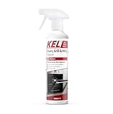 KEL Oven, Grill & BBQ Cleaner Spray 500ml - Heavy-Duty Degreaser for Baked-On Food & Burnt Grease - Fast-Acting Professional Cleaning Spray for Ovens, Barbecues, Grills, Racks & Trays