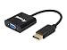 Produktbild Equip Displayport to HD15 VGA Adapter  Cable Interface/Gender Adapter (DisplayPort, VGA, Male/Female, Black, 1920 x 1200 Pixel)