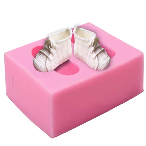 Hengke Crianças, moldes de silicone em forma de sapato para festas infantis, sabonete feito à mão, m