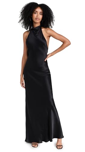 Amazon.com: Amanda Uprichard Women's Rainier Silk Gown, Black, M :  Clothing, Shoes & Jewelry
