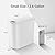 TIPGO Automatic Motion Sensor Bathroom Trash Can with Lid, 2.6 Gallon Touchless Trash Bin, Smart Garbage Can Plastic Slim Wastebasket for Bedroom, Office, Dorm (White)