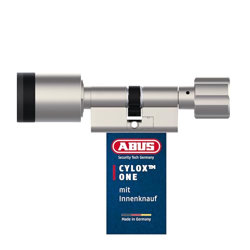 ABUS smarter Türzylinder CYLOX One - schlüsselloses Öffnen mit Smartphone und weiterem Zubehör - Türschloss mit Anbohrschutz 