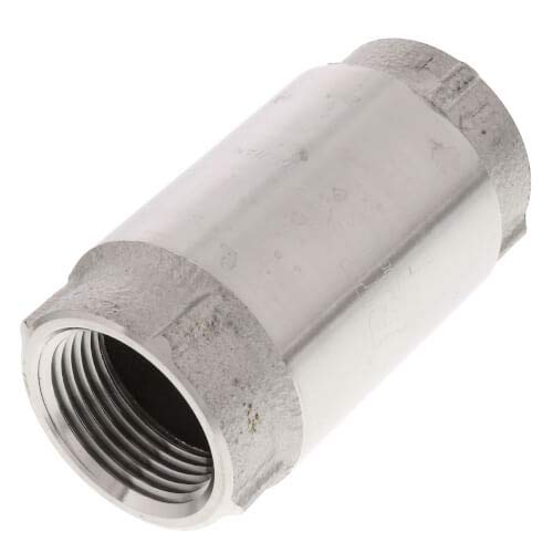 1-1/4" Threaded Spring Loaded Check Valve (Stainless Steel)