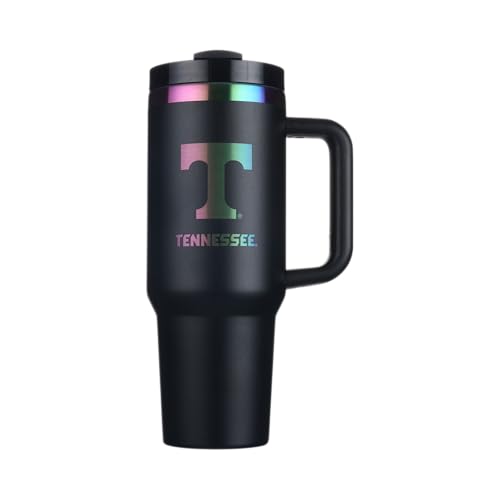 Image of The Memory Company | Licensed NCAA 40oz Iridescent Tumbler with Handle