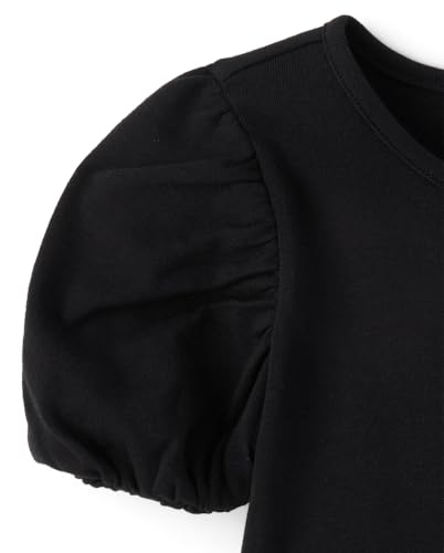 Image of Gymboree Girls' and Toddler Puff Sleeve Embroidered T-Shirt